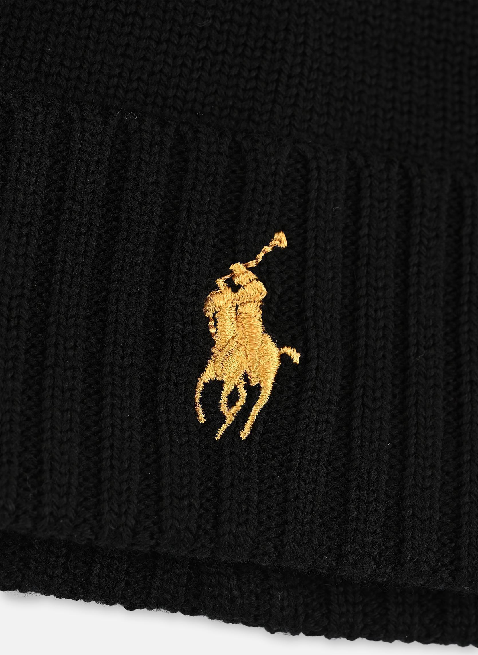 Mützen Fo Hat-Cold Weather-Hat herren schwarz Polo Ralph Lauren Mützen Fo Hat-Cold Weather-Hat herren schwarz POLO BLACK/GOLD PP