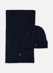 Bonnets Hatscarfgbox-Cold Weather-Hat homme bleu Polo Ralph Lauren Bonnets Hatscarfgbox-Cold Weather-Hat homme bleu HUNTER NAVY