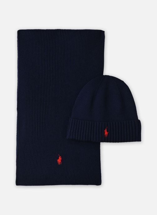 Polo Ralph Lauren Bonnets Hatscarfgbox-Cold Weather-Hat homme bleu