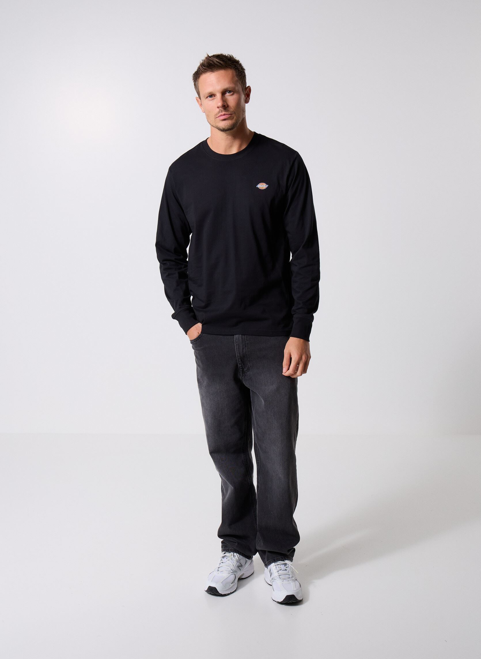 Camisetas de manga larga Ls Mapleton Tee hombre negro Dickies Camisetas de manga larga Ls Mapleton Tee hombre negro BLACK