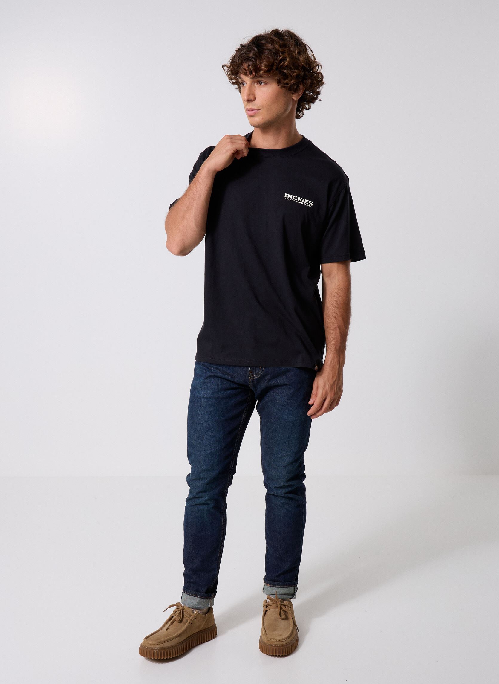T-shirt a maniche corte Burns Tee Ss uomo nero Dickies T-shirt a maniche corte Burns Tee Ss uomo nero BLACK