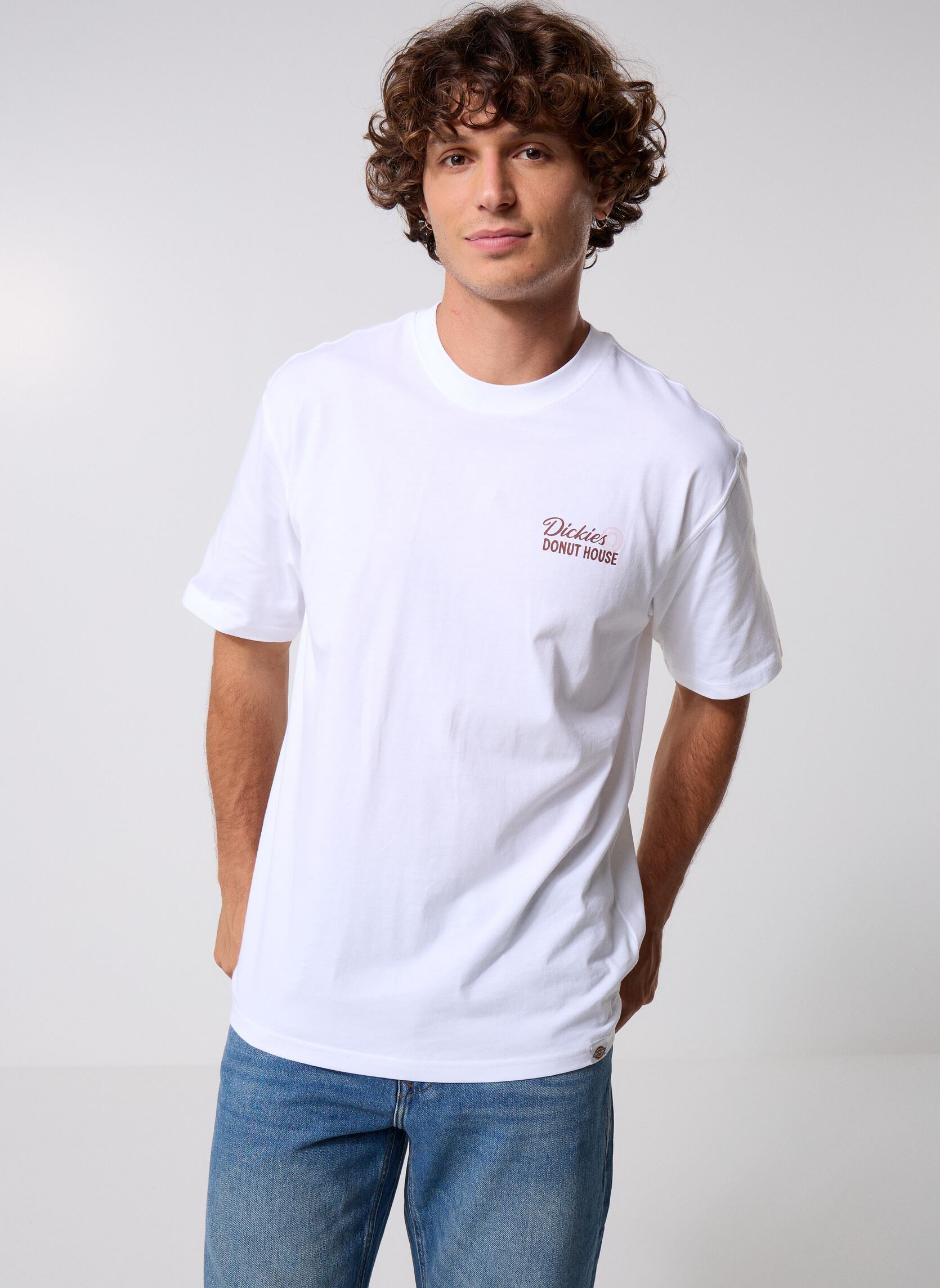 Tee-shirts manches courtes Donut House Tee Ss homme blanc Dickies Tee-shirts manches courtes Donut House Tee Ss homme blanc WHITE