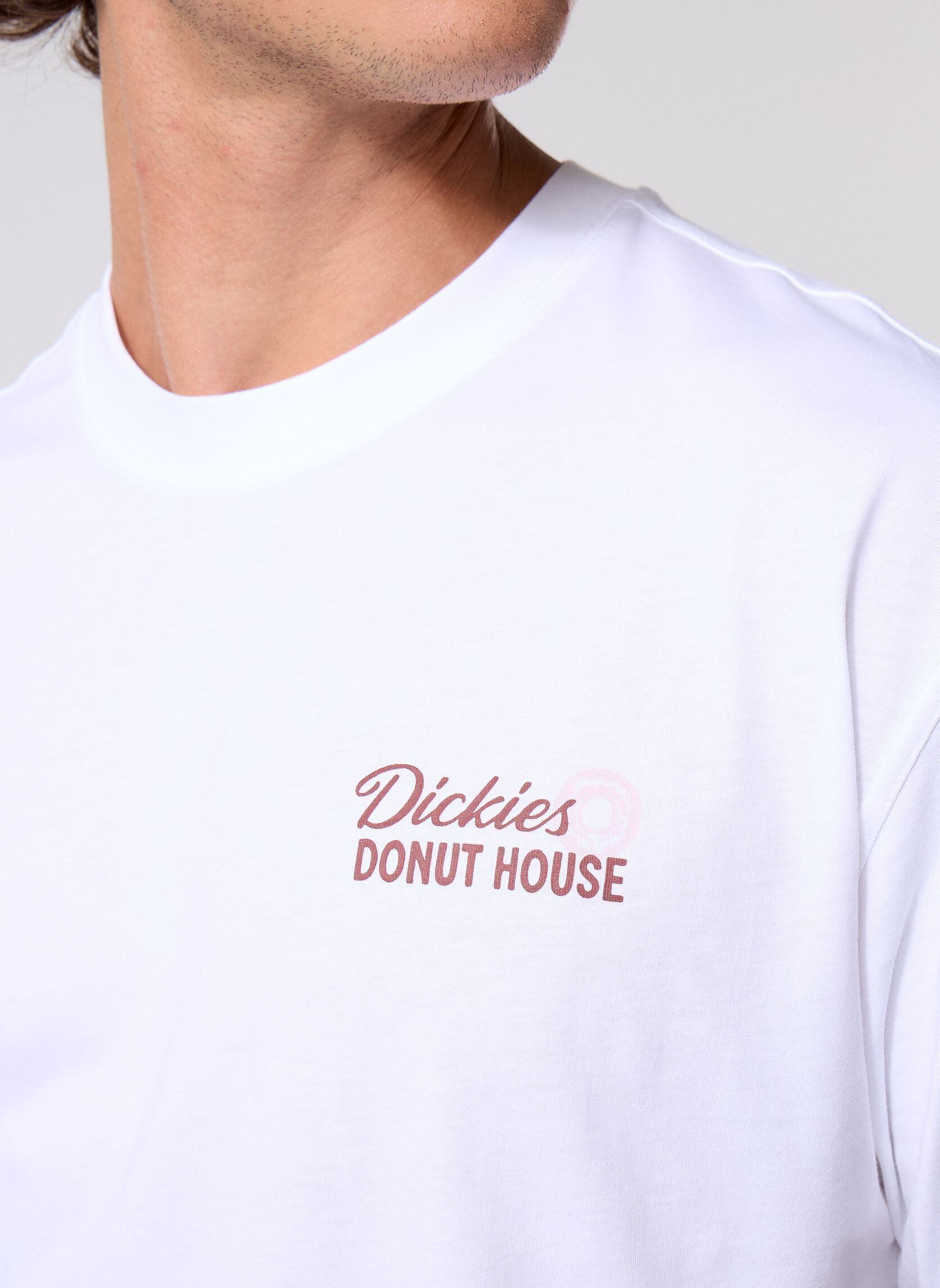 Tee-shirts manches courtes Donut House Tee Ss homme blanc Dickies Tee-shirts manches courtes Donut House Tee Ss homme blanc WHITE