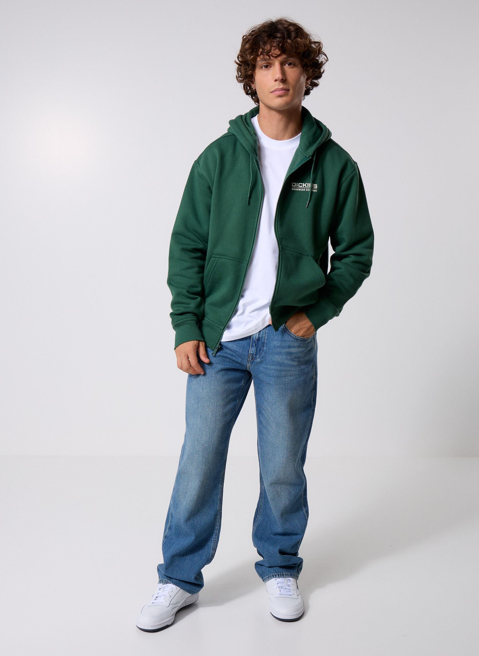 Sweats à capuche Bolivar Fz Hoodie homme vert Dickies Sweats à capuche Bolivar Fz Hoodie homme vert PINE NEEDLE GREEN