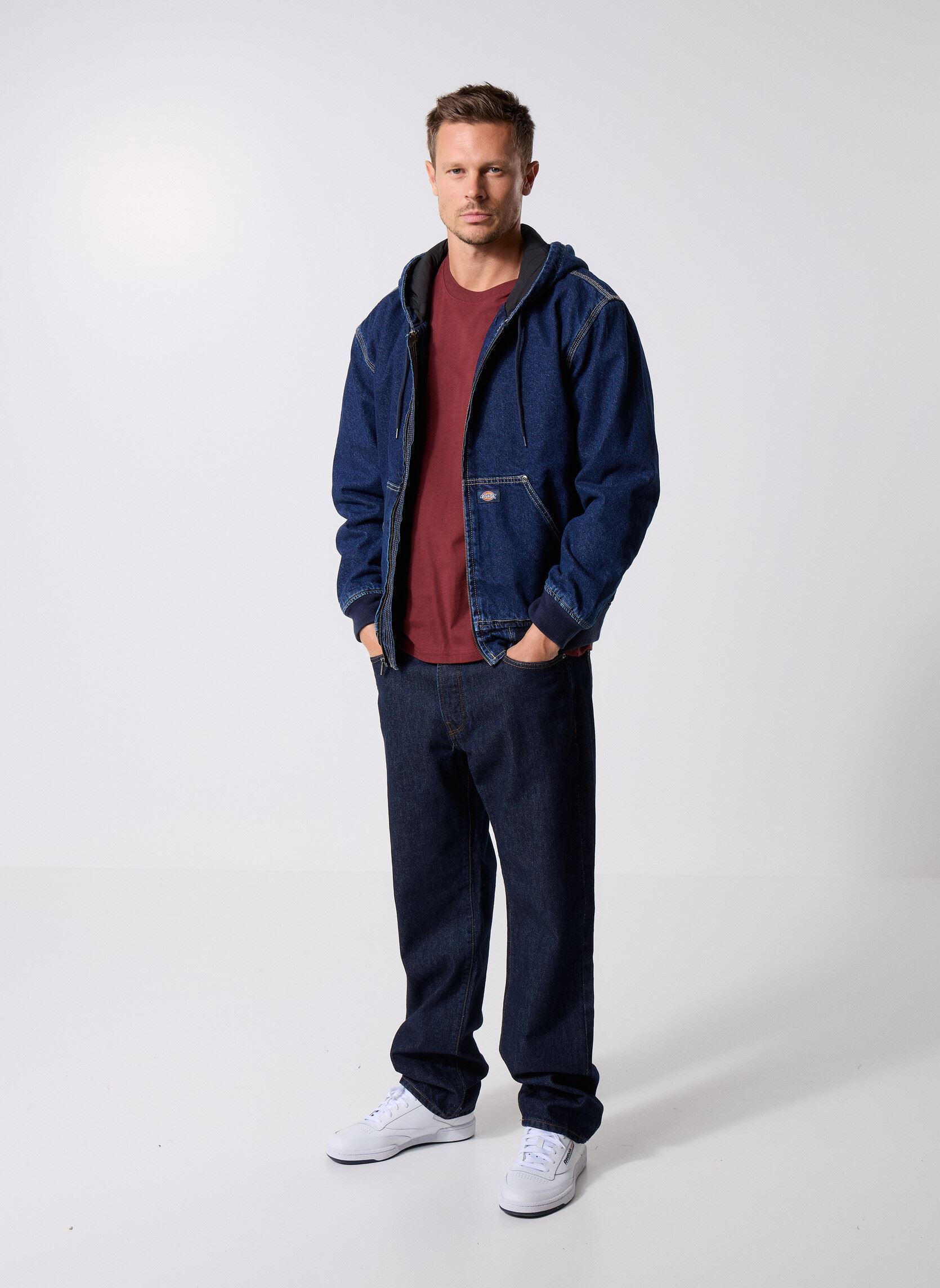 Jacken Hilham Hooded Jacket herren blau Dickies Jacken Hilham Hooded Jacket herren blau DARK INDIGO