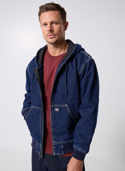 Dickies Vestes Hilham Hooded Jacket homme bleu