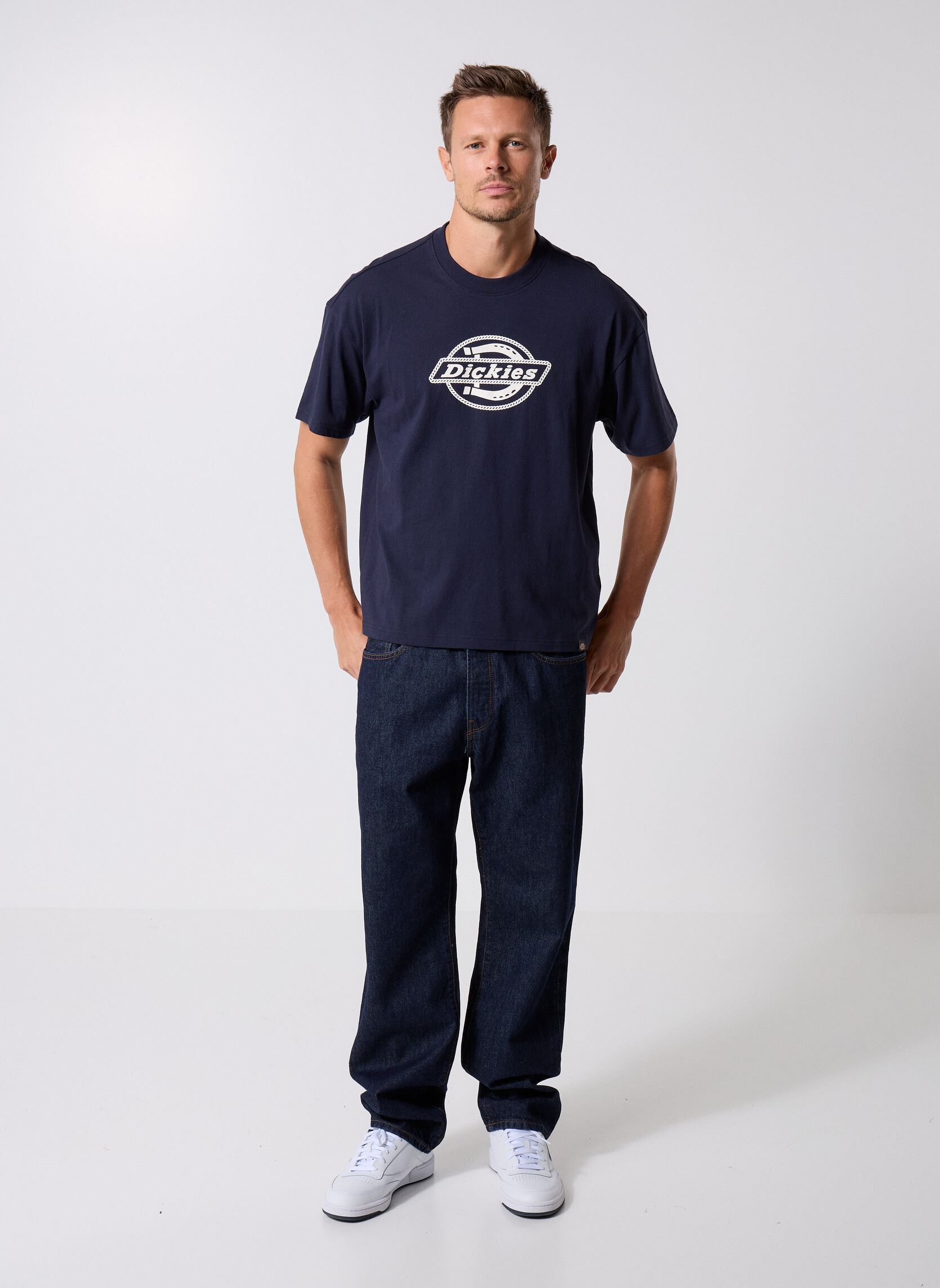 Tee-shirts manches courtes Forth Shaw Tee Ss homme bleu Dickies Tee-shirts manches courtes Forth Shaw Tee Ss homme bleu NIGHT SKY