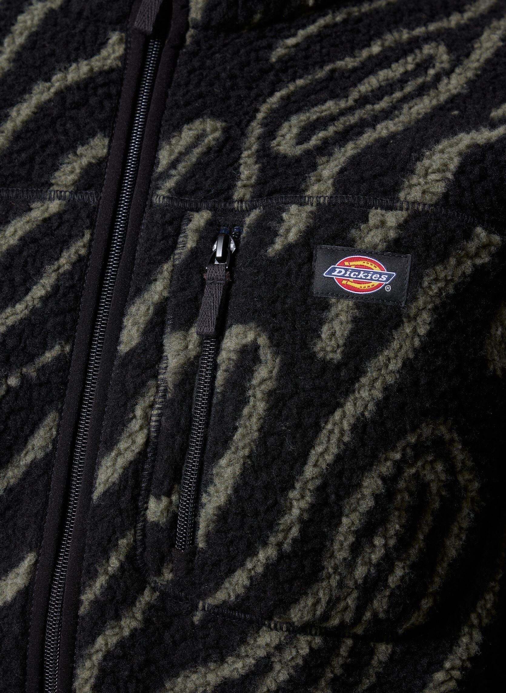 Fleece truien Mount Hope Printed heren zwart Dickies Fleece truien Mount Hope Printed heren zwart BLACK