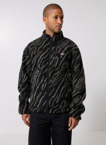 Fleece truien Mount Hope Printed heren zwart