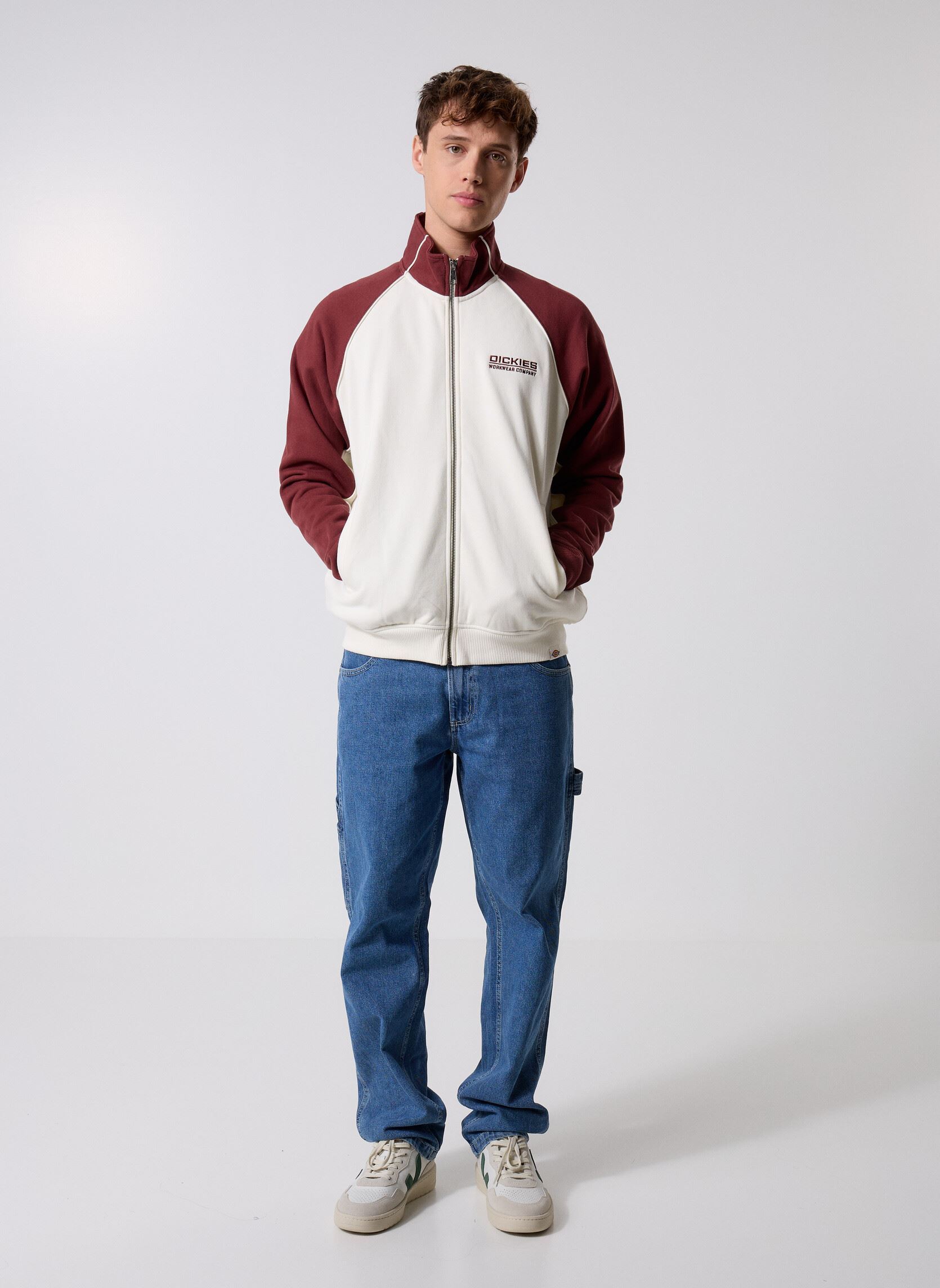 Sweats zippés Bolivar Fz Sweatshirt homme bordeaux Dickies Sweats zippés Bolivar Fz Sweatshirt homme bordeaux ANDORRA