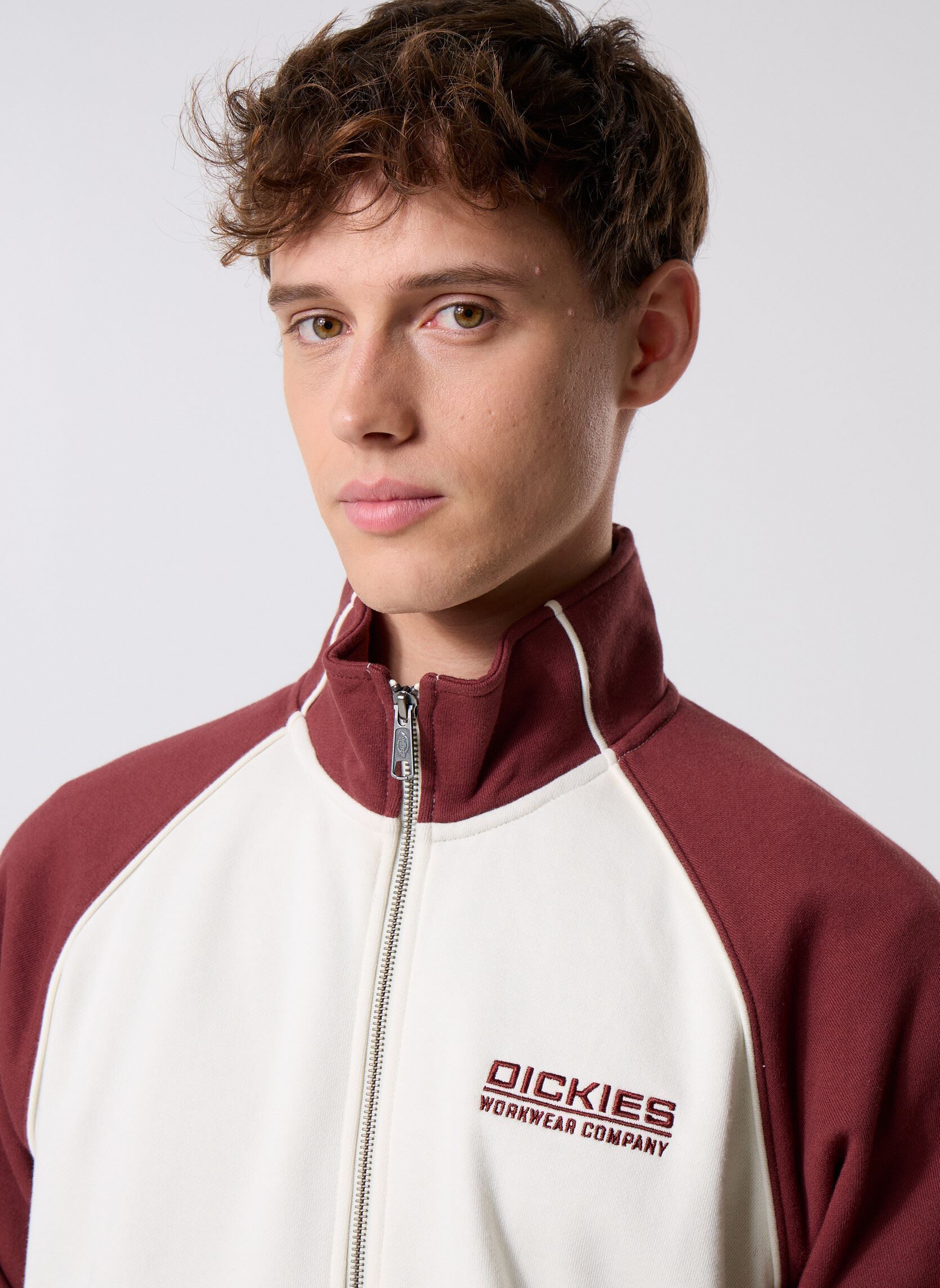 Sweats zippés Bolivar Fz Sweatshirt homme bordeaux Dickies Sweats zippés Bolivar Fz Sweatshirt homme bordeaux ANDORRA