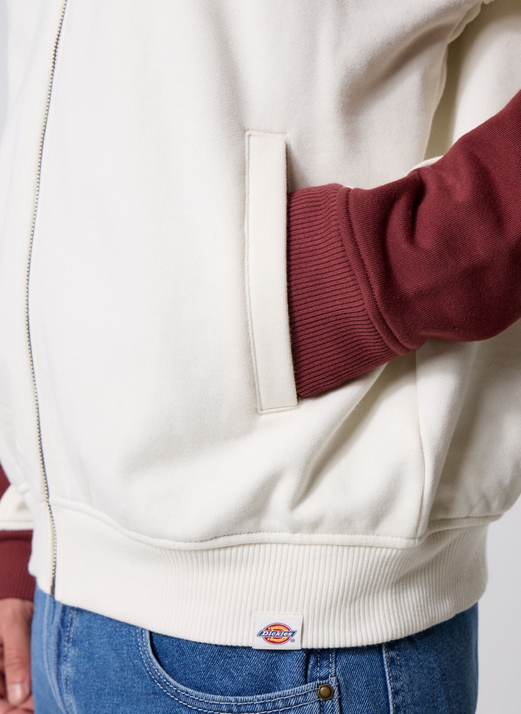 Sweats zippés Bolivar Fz Sweatshirt homme bordeaux Dickies Sweats zippés Bolivar Fz Sweatshirt homme bordeaux ANDORRA