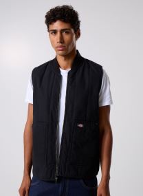 Vestes Quilted Canvas Vest homme noir