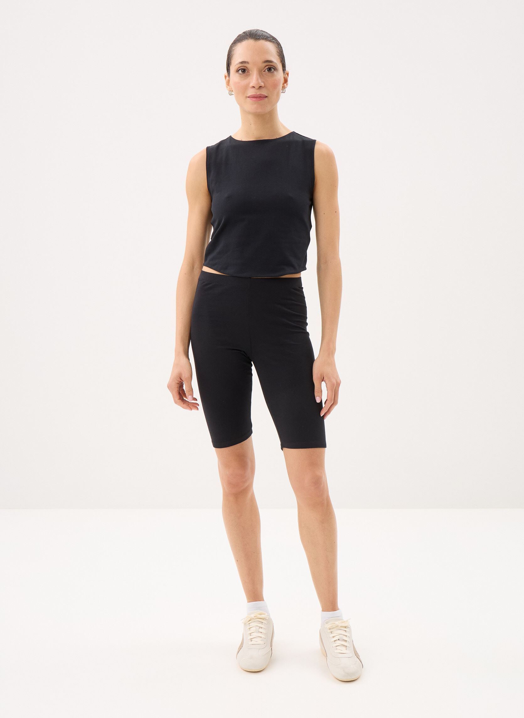 Leggings PANTALON-LEGGING-CYCLISTE dames zwart MADE BY Leggings PANTALON-LEGGING-CYCLISTE dames zwart Z*NOIR