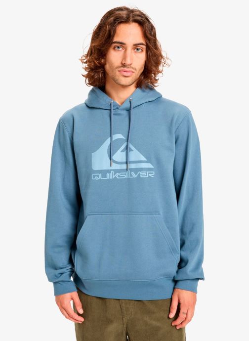 Quiksilver Sweats à capuche Comp Logo Hoodie homme bleu