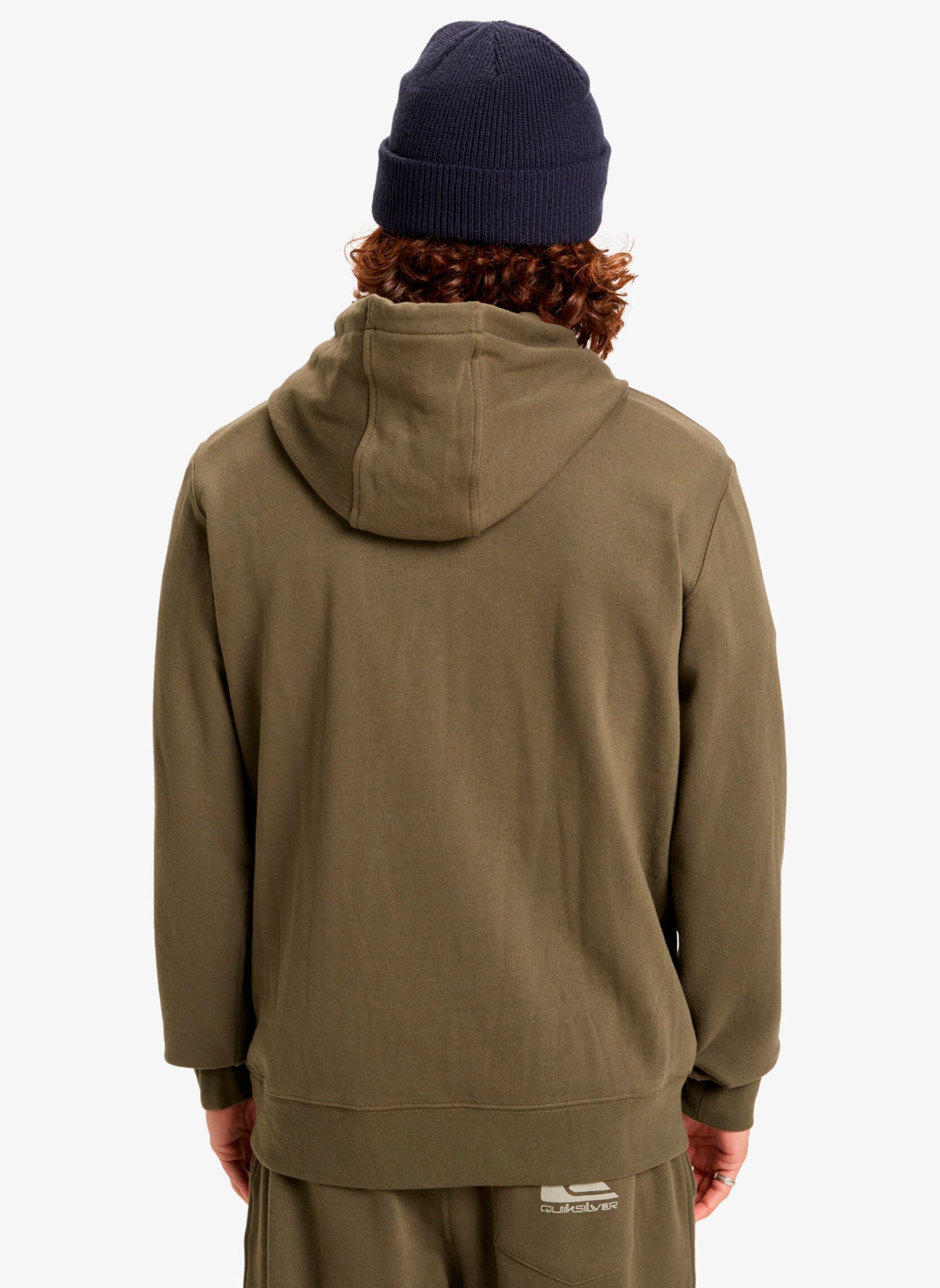 Sweats à capuche Comp Logo Hoodie homme vert Quiksilver Sweats à capuche Comp Logo Hoodie homme vert GRAPE LEAF