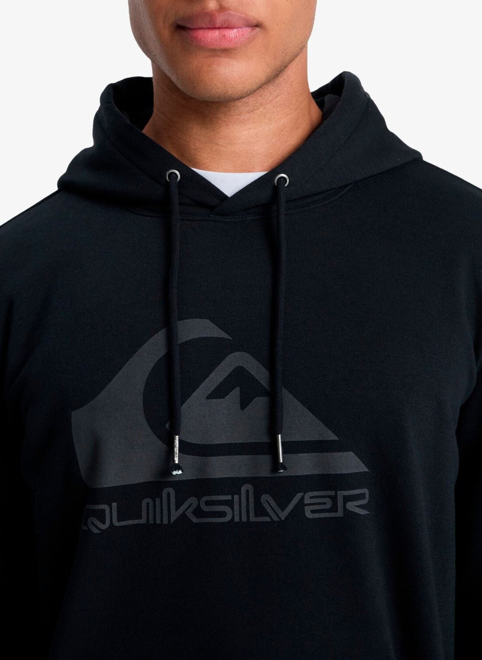 Sweats à capuche Comp Logo Hoodie homme noir Quiksilver Sweats à capuche Comp Logo Hoodie homme noir Black