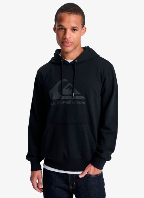 Quiksilver Sweats à capuche Comp Logo Hoodie homme noir