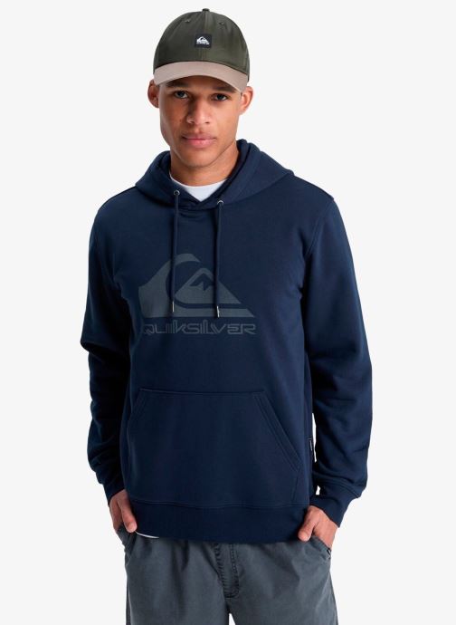 Quiksilver Sweats à capuche Comp Logo Hoodie homme bleu