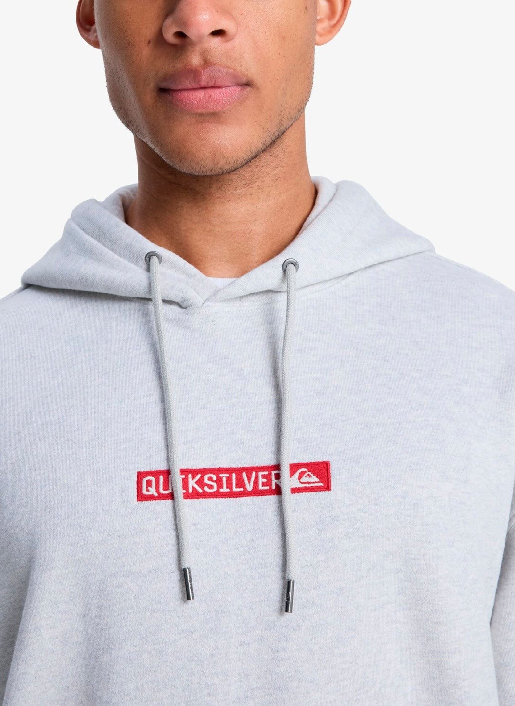Hoodies Dna Hoodie heren grijs Quiksilver Hoodies Dna Hoodie heren grijs LIGHT GREY HEATHER