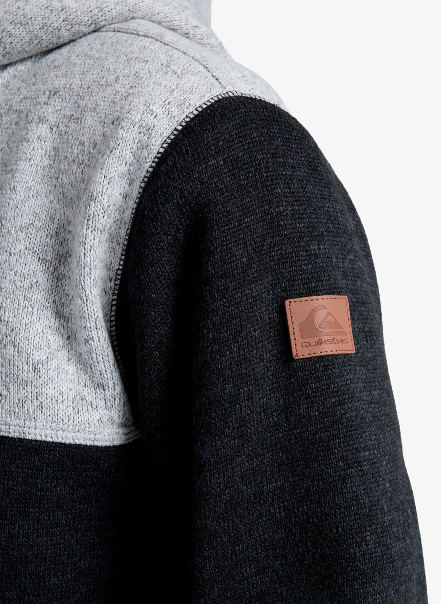 Sweats zippés Keller Block Zip homme noir Quiksilver Sweats zippés Keller Block Zip homme noir BLACK HEATHER