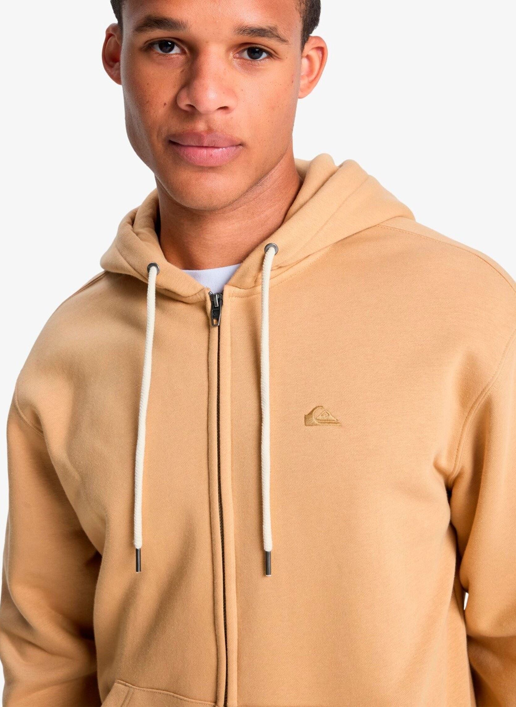 Sweaters met rits Salt Water Zip Hoodie heren beige Quiksilver Sweaters met rits Salt Water Zip Hoodie heren beige khaki