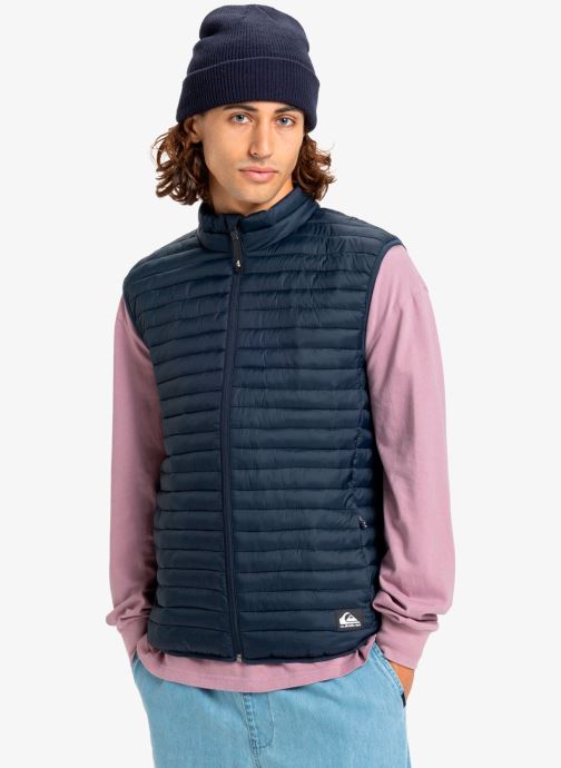 Quiksilver Chaquetas sin mangas Scaly Sleeveless hombre azul