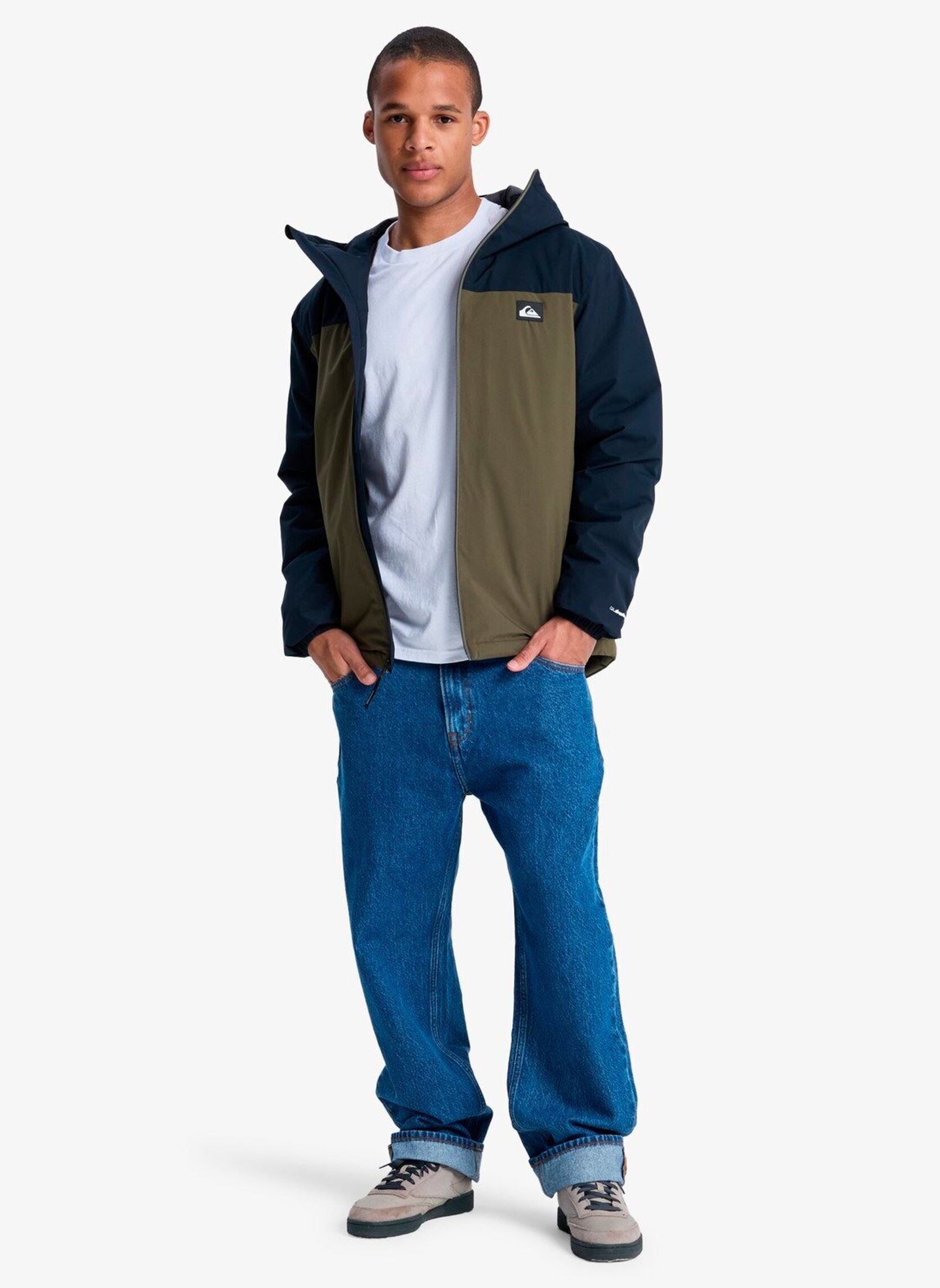 Bomberjacken Overcast 3K Insulated herren grün Quiksilver Bomberjacken Overcast 3K Insulated herren grün GRAPE LEAF