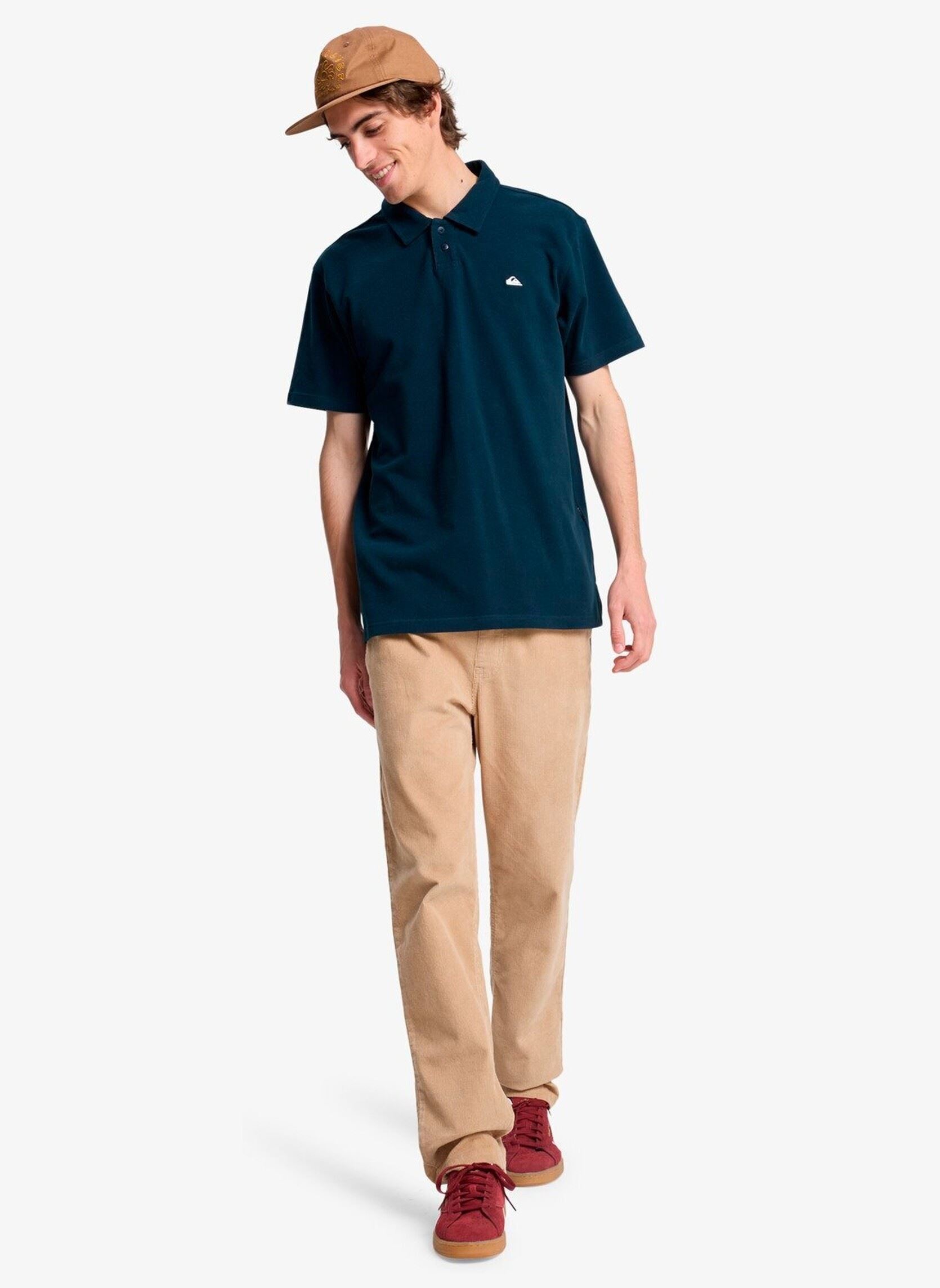 Polos manches courtes Mw Pique Polo homme bleu Quiksilver Polos manches courtes Mw Pique Polo homme bleu Dark Navy