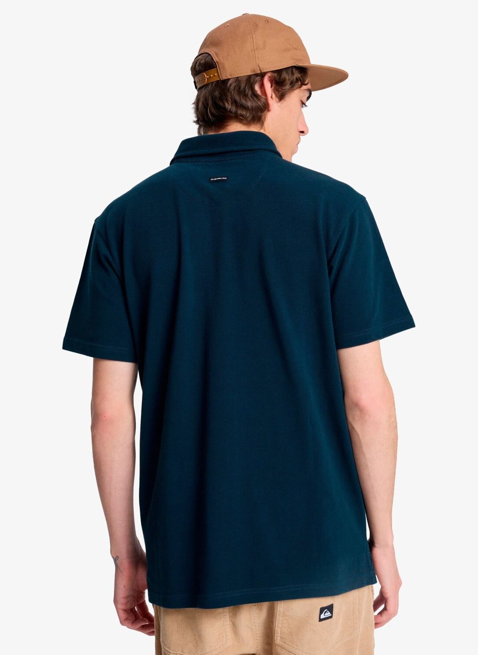 Polos manches courtes Mw Pique Polo homme bleu Quiksilver Polos manches courtes Mw Pique Polo homme bleu Dark Navy