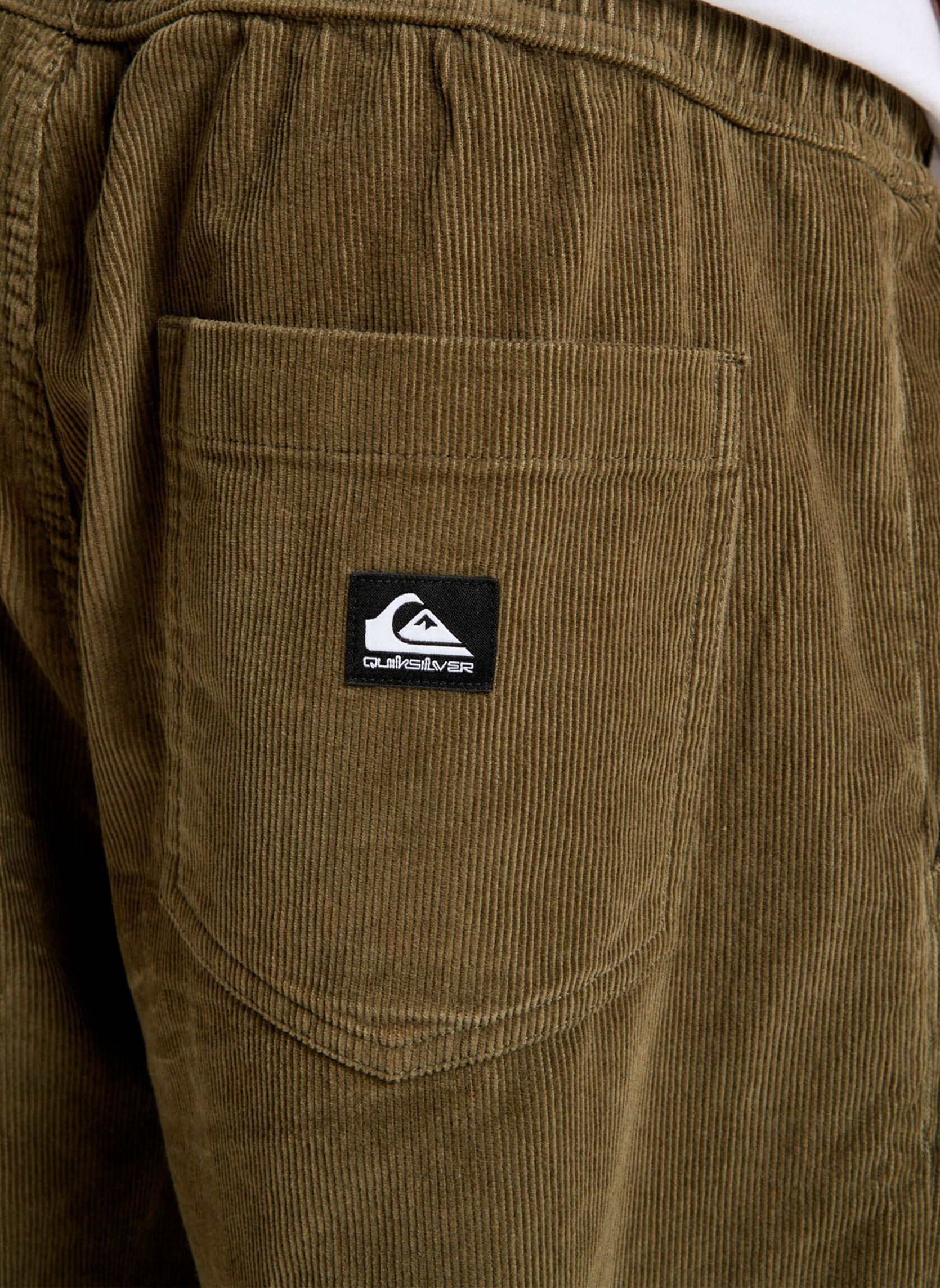 Rechte broeken Taxer Regular Cord Pant heren groen Quiksilver Rechte broeken Taxer Regular Cord Pant heren groen GRAPE LEAF