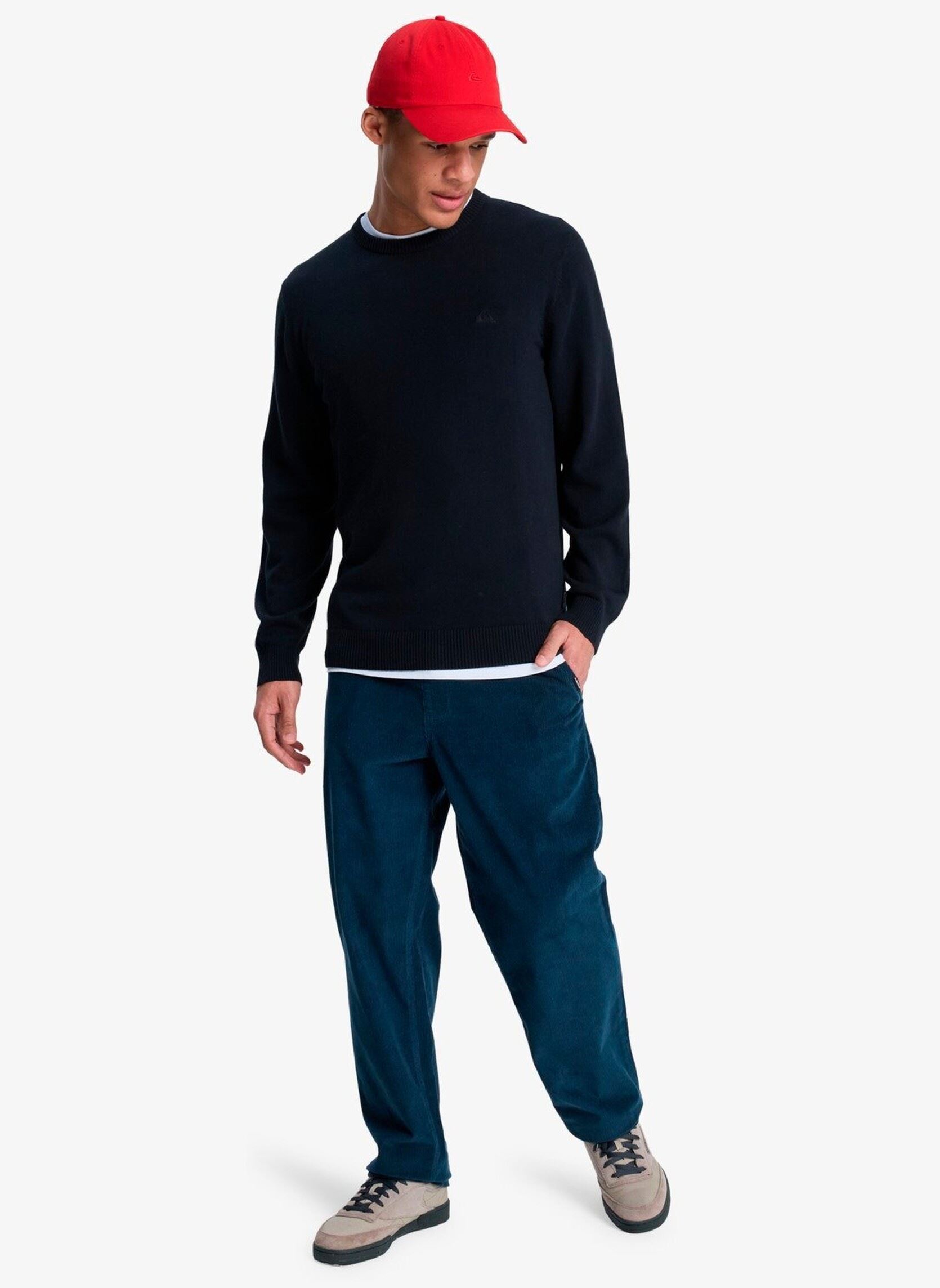 Pantalons droits Taxer Regular Cord Pant homme bleu Quiksilver Pantalons droits Taxer Regular Cord Pant homme bleu Dark Navy,DARK NAVY
