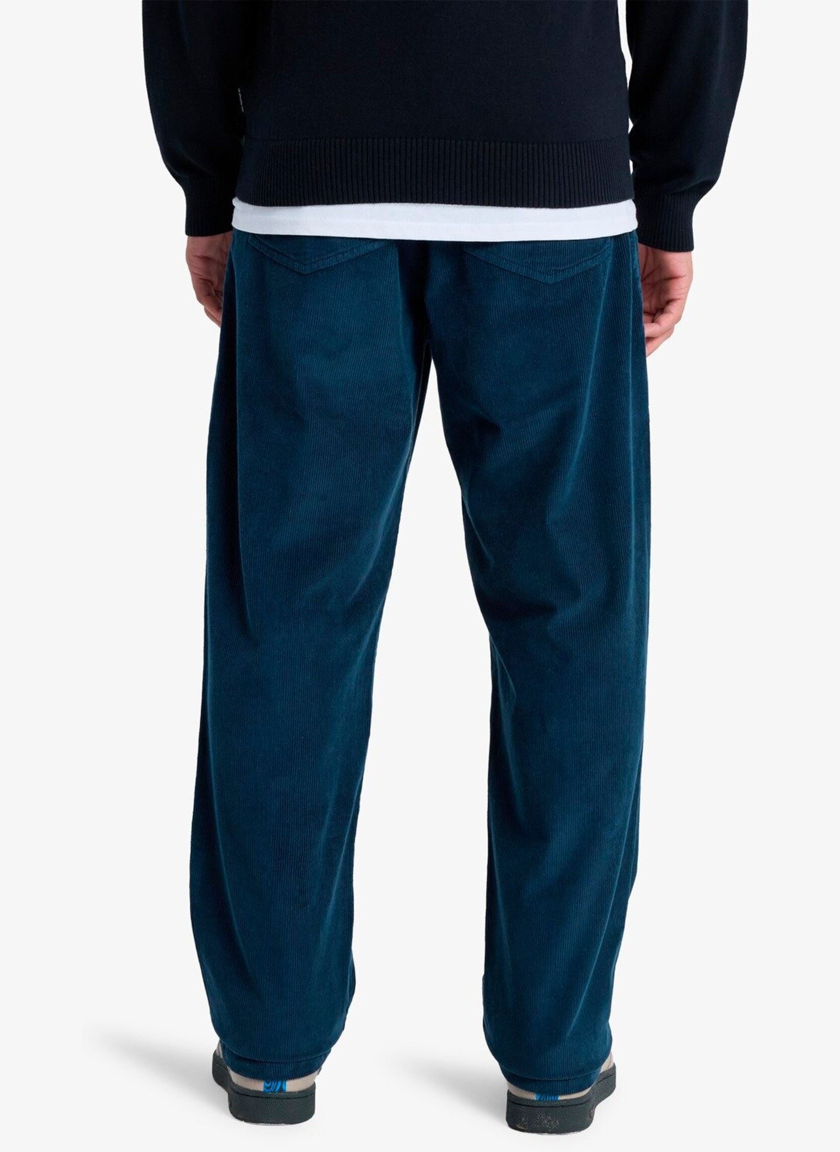 Pantalons droits Taxer Regular Cord Pant homme bleu Quiksilver Pantalons droits Taxer Regular Cord Pant homme bleu Dark Navy,DARK NAVY