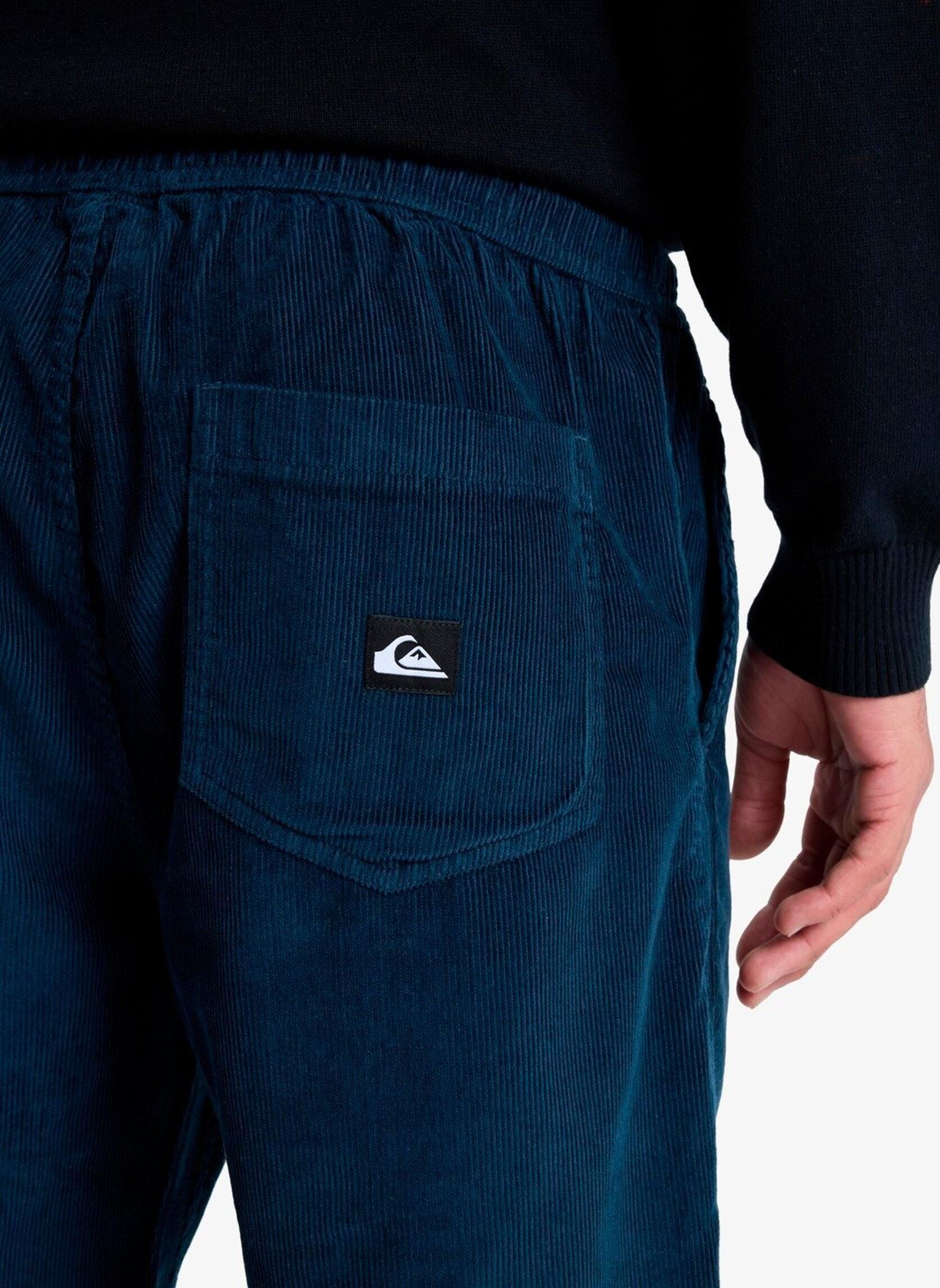 Pantalons droits Taxer Regular Cord Pant homme bleu Quiksilver Pantalons droits Taxer Regular Cord Pant homme bleu Dark Navy,DARK NAVY