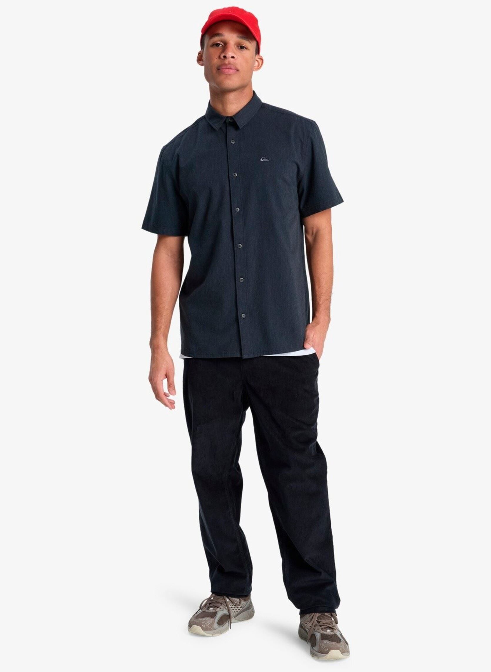 Pantalons droits Taxer Regular Cord Pant homme noir Quiksilver Pantalons droits Taxer Regular Cord Pant homme noir Black