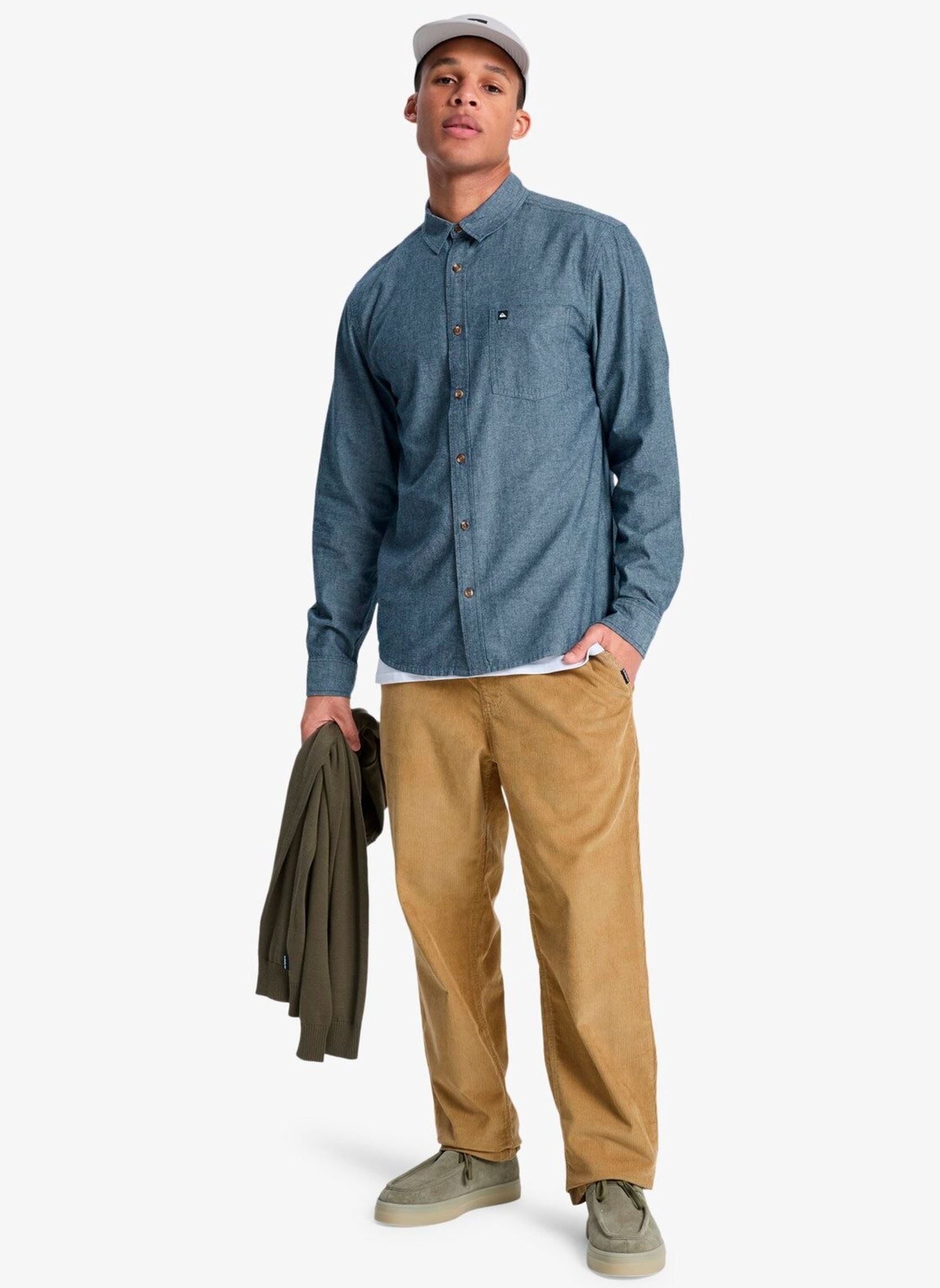 Rechte broeken Taxer Regular Cord Pant heren beige Quiksilver Rechte broeken Taxer Regular Cord Pant heren beige Elmwood