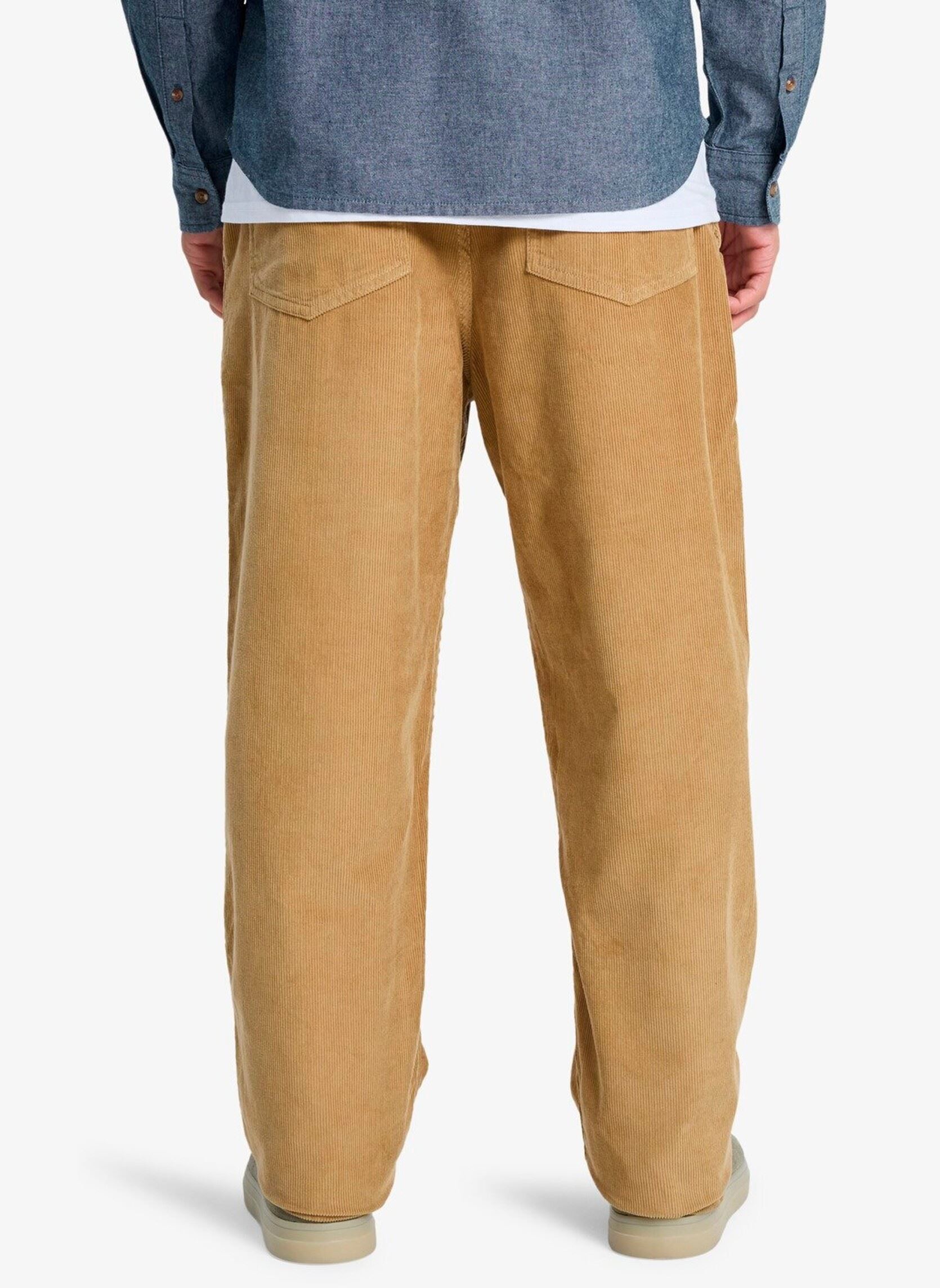 Rechte broeken Taxer Regular Cord Pant heren beige Quiksilver Rechte broeken Taxer Regular Cord Pant heren beige Elmwood