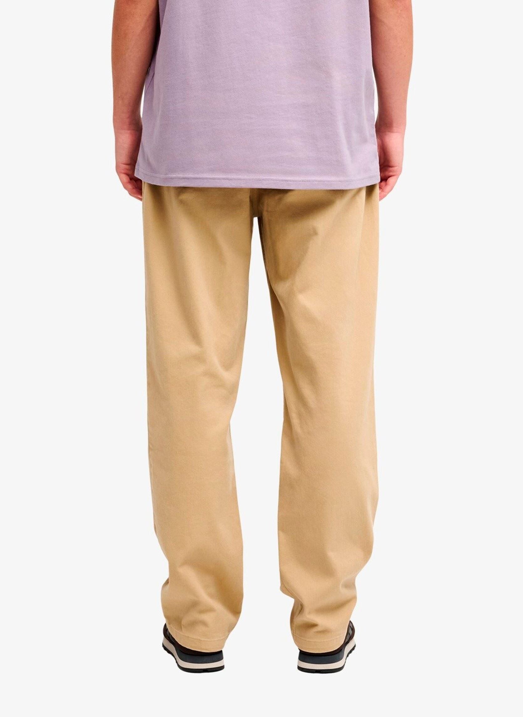 Pantalons droits Taxer Regular Twill Pant homme beige Quiksilver Pantalons droits Taxer Regular Twill Pant homme beige khaki