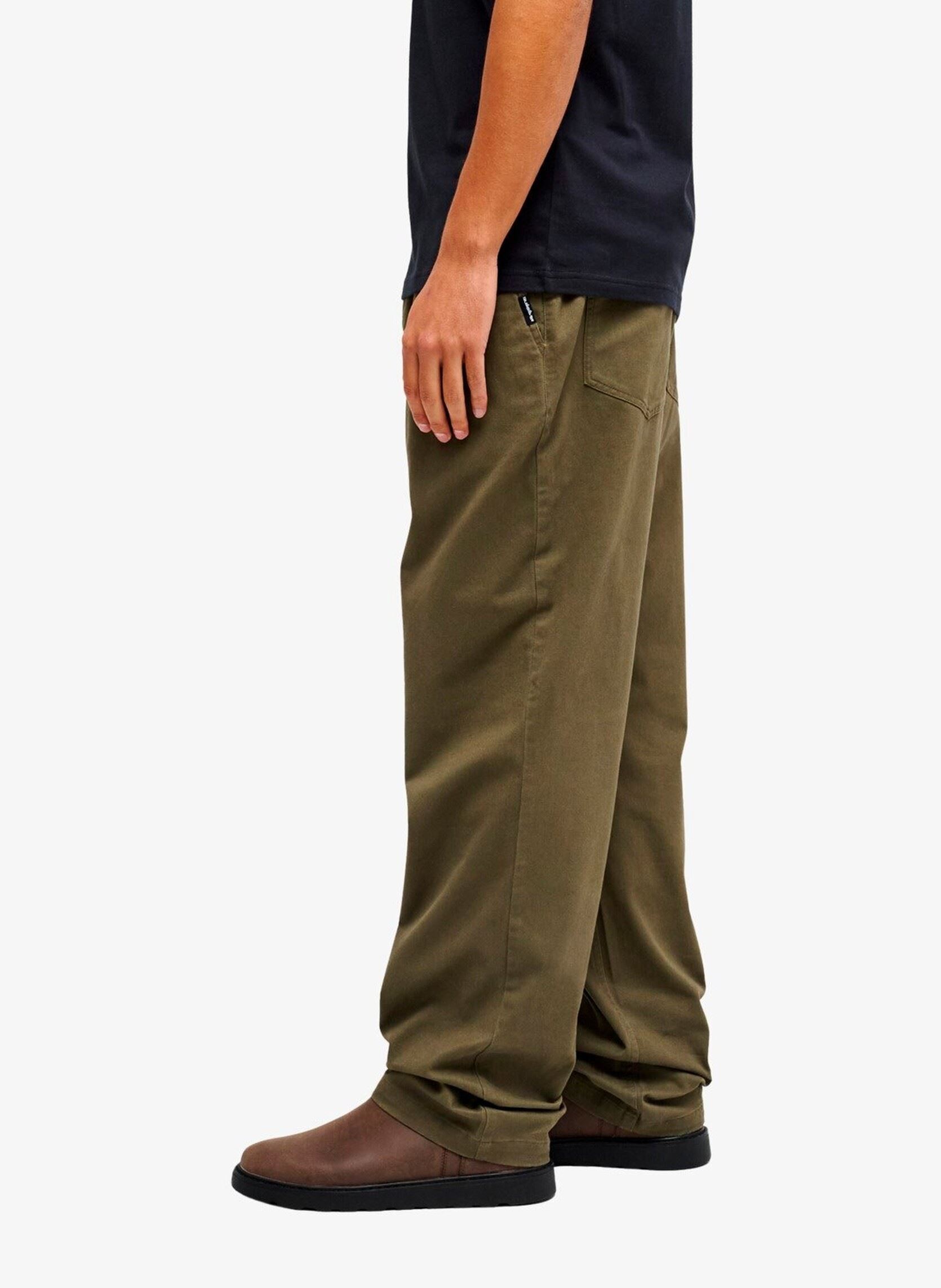 Straight Leg Hosen Taxer Regular Twill Pant herren grün Quiksilver Straight Leg Hosen Taxer Regular Twill Pant herren grün grape leaf