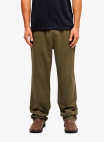 Straight Leg Hosen Taxer Regular Twill Pant herren grün