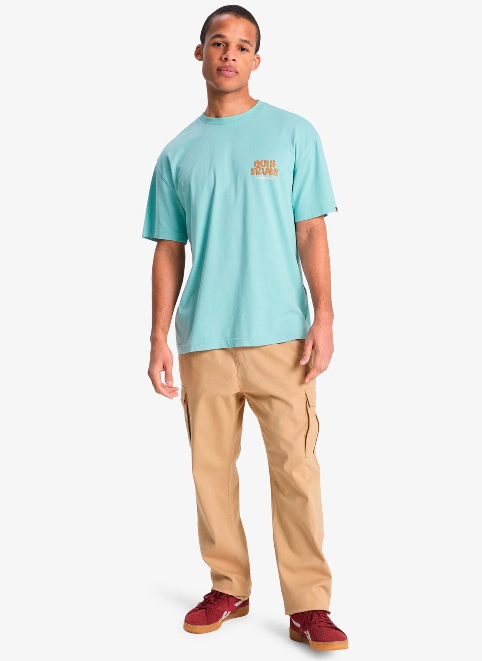 Pantalons chino Taxer Regular Cargo Pant homme beige Quiksilver Pantalons chino Taxer Regular Cargo Pant homme beige khaki