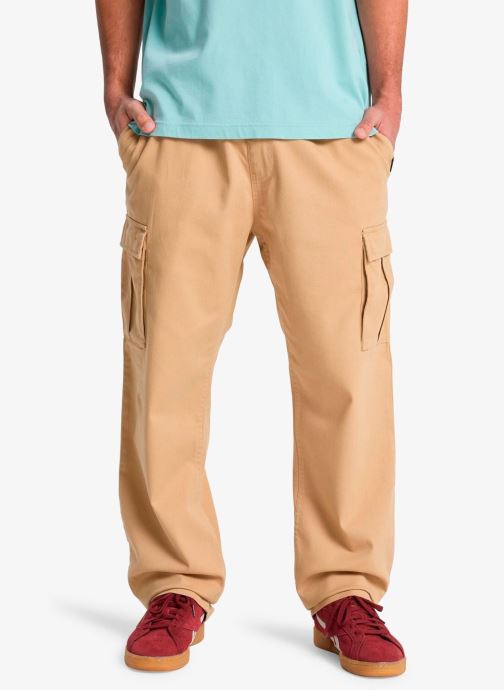 Quiksilver Pantalons chino Taxer Regular Cargo Pant homme beige