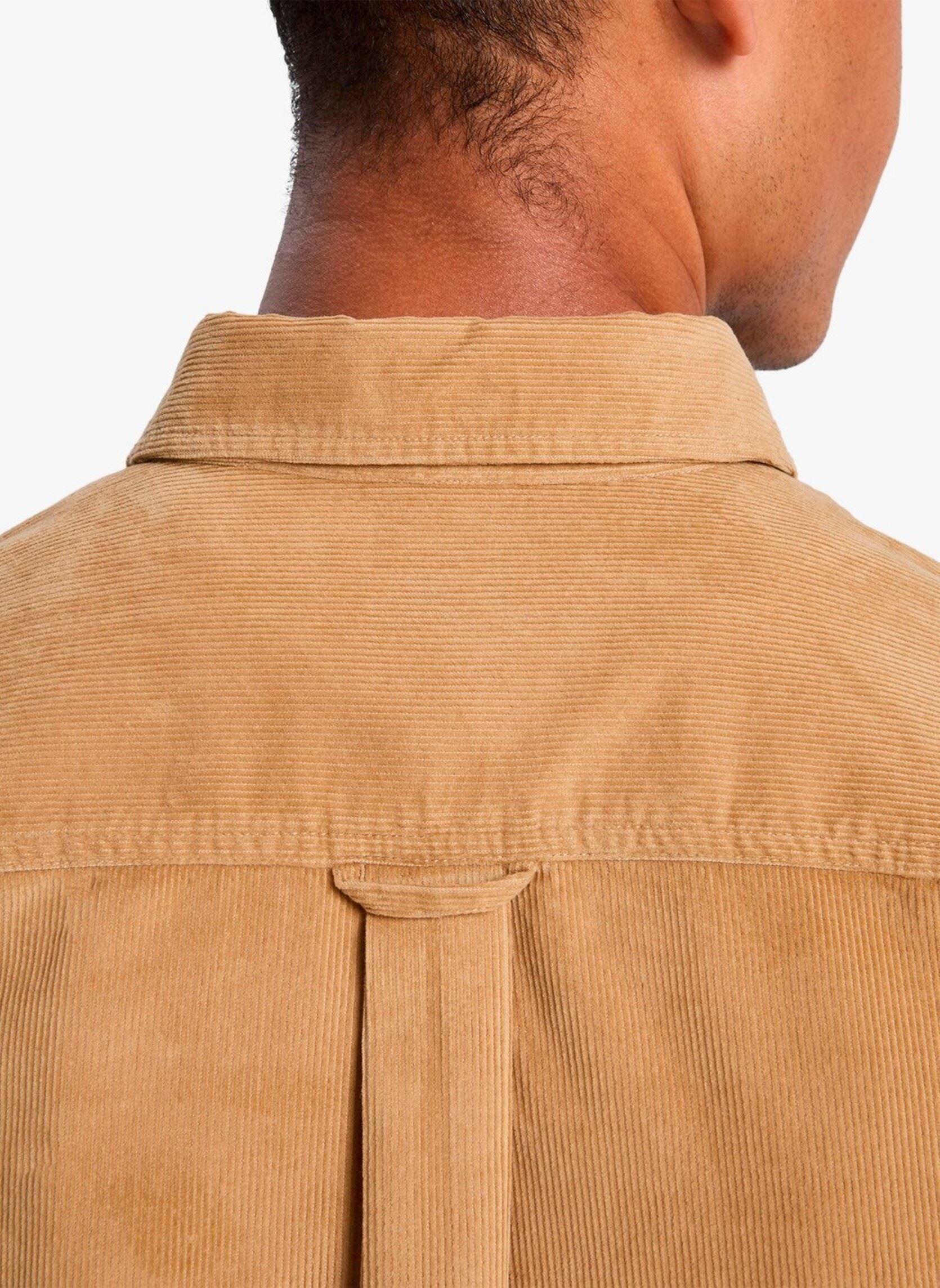 Chemises Smoke Trail Cord homme beige Quiksilver Chemises Smoke Trail Cord homme beige khaki
