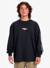 Tee-shirts manches longues Mercury Old English Ls homme noir