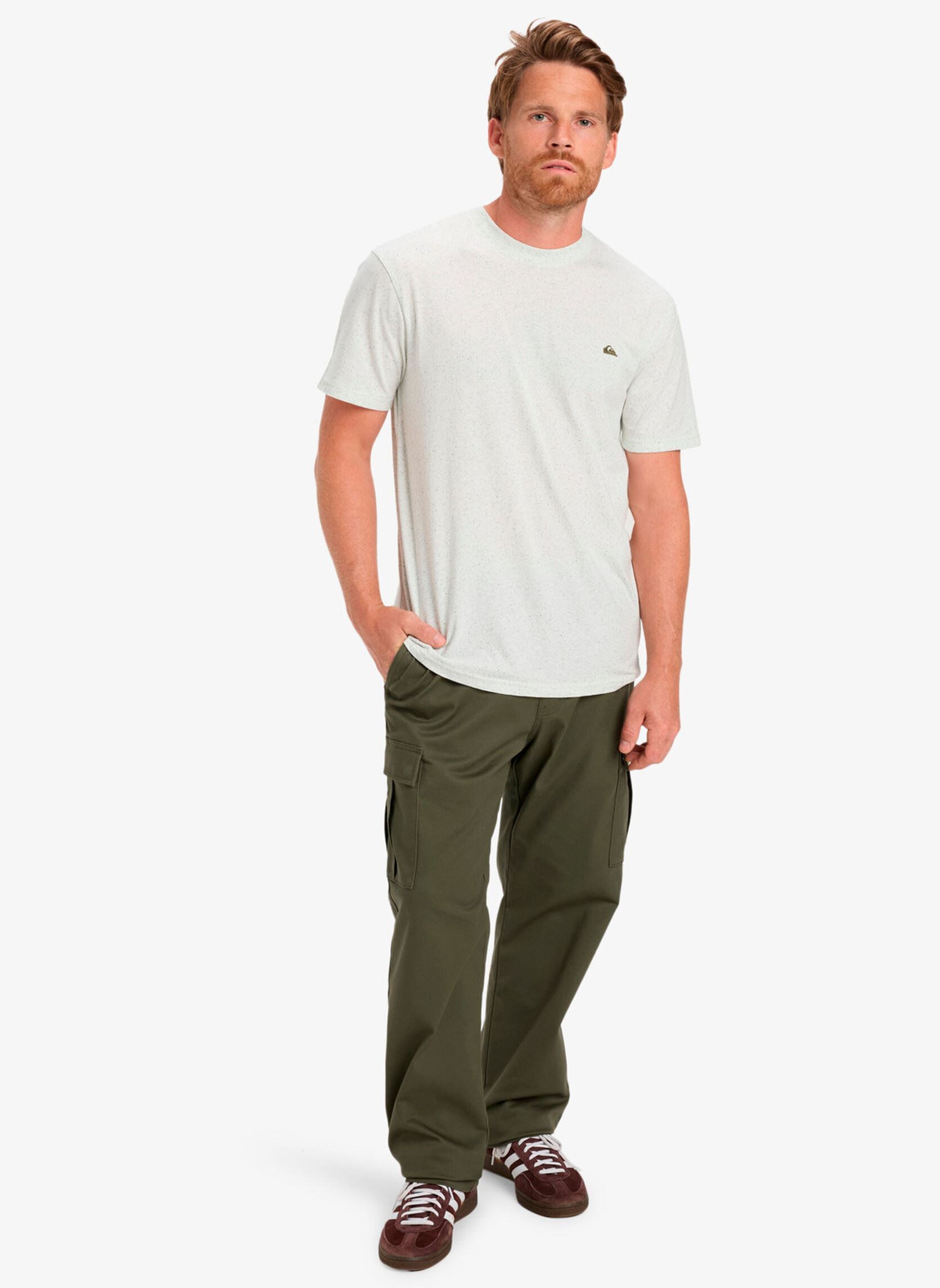 Kurzarm-T-Shirts Mw Neps Ss herren weiß Quiksilver Kurzarm-T-Shirts Mw Neps Ss herren weiß Snow white