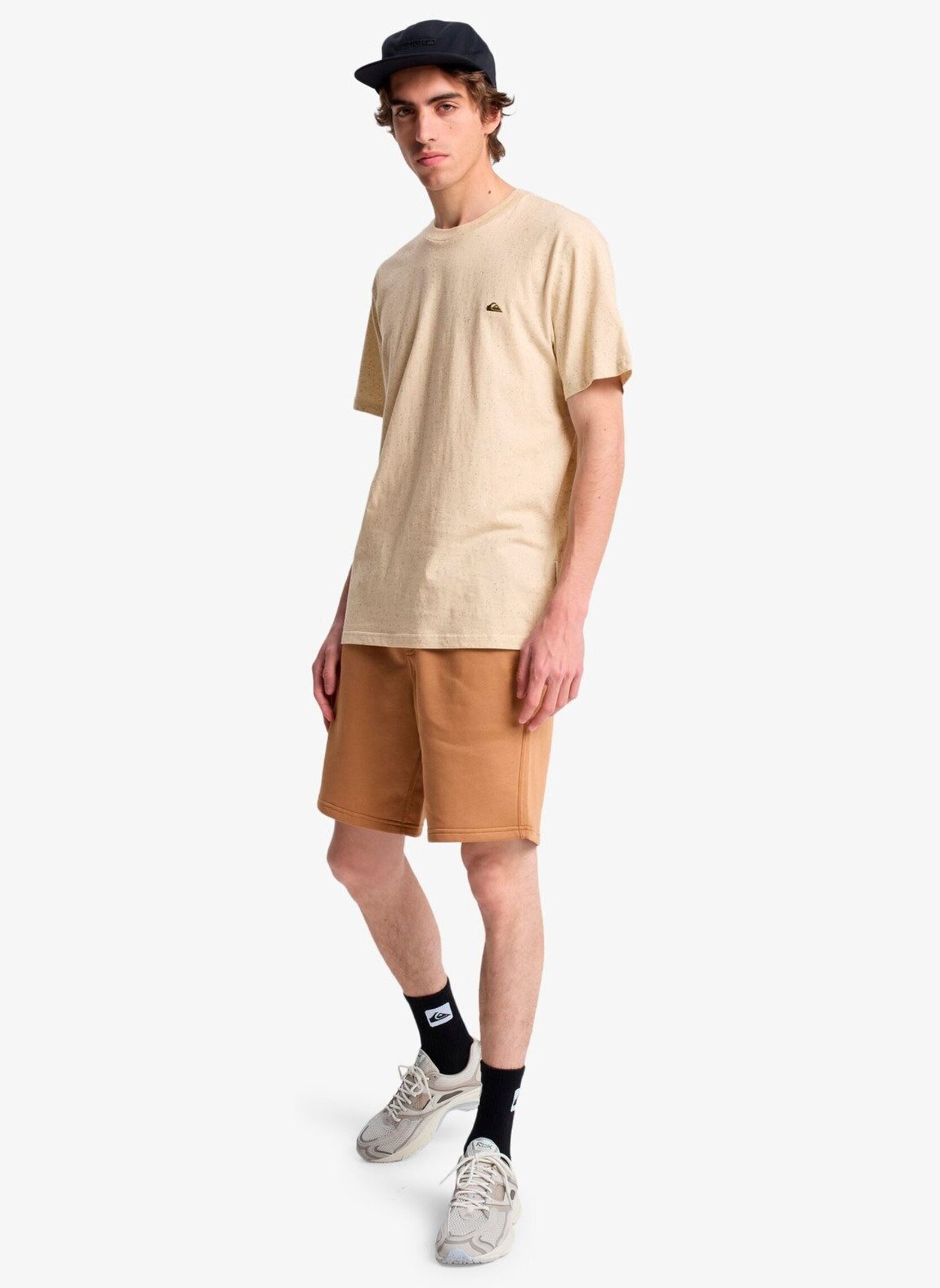 T-shirts met korte mouwen Mw Neps Ss heren beige Quiksilver T-shirts met korte mouwen Mw Neps Ss heren beige Bone White