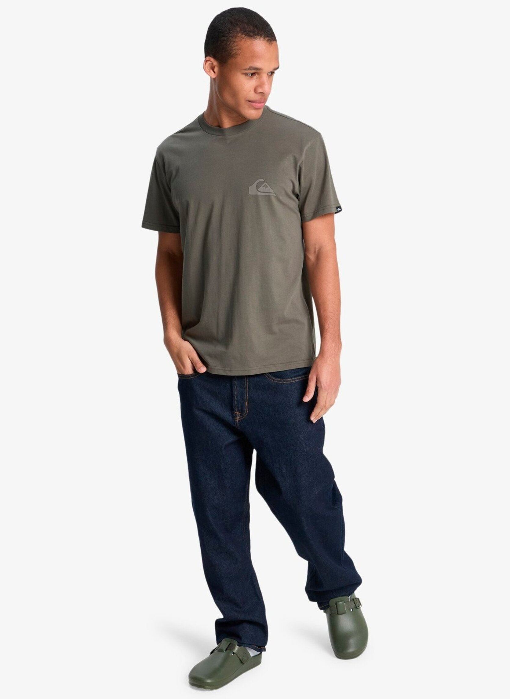 Tee-shirts Ev Mini Logo Ss homme kaki Quiksilver Tee-shirts Ev Mini Logo Ss homme kaki GRAPE LEAF