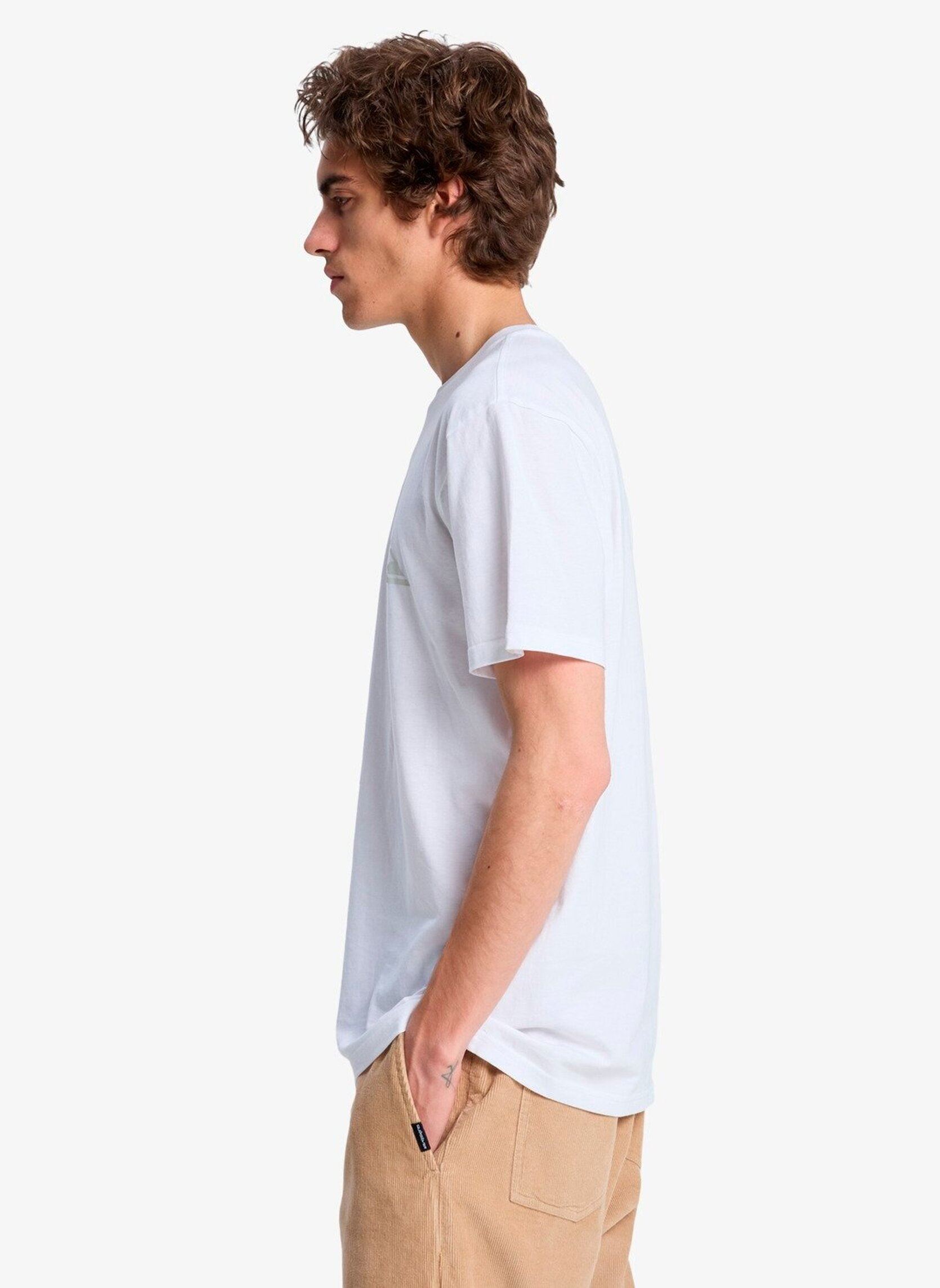 Tee-shirts Ev Mini Logo Ss homme blanc Quiksilver Tee-shirts Ev Mini Logo Ss homme blanc WHITE