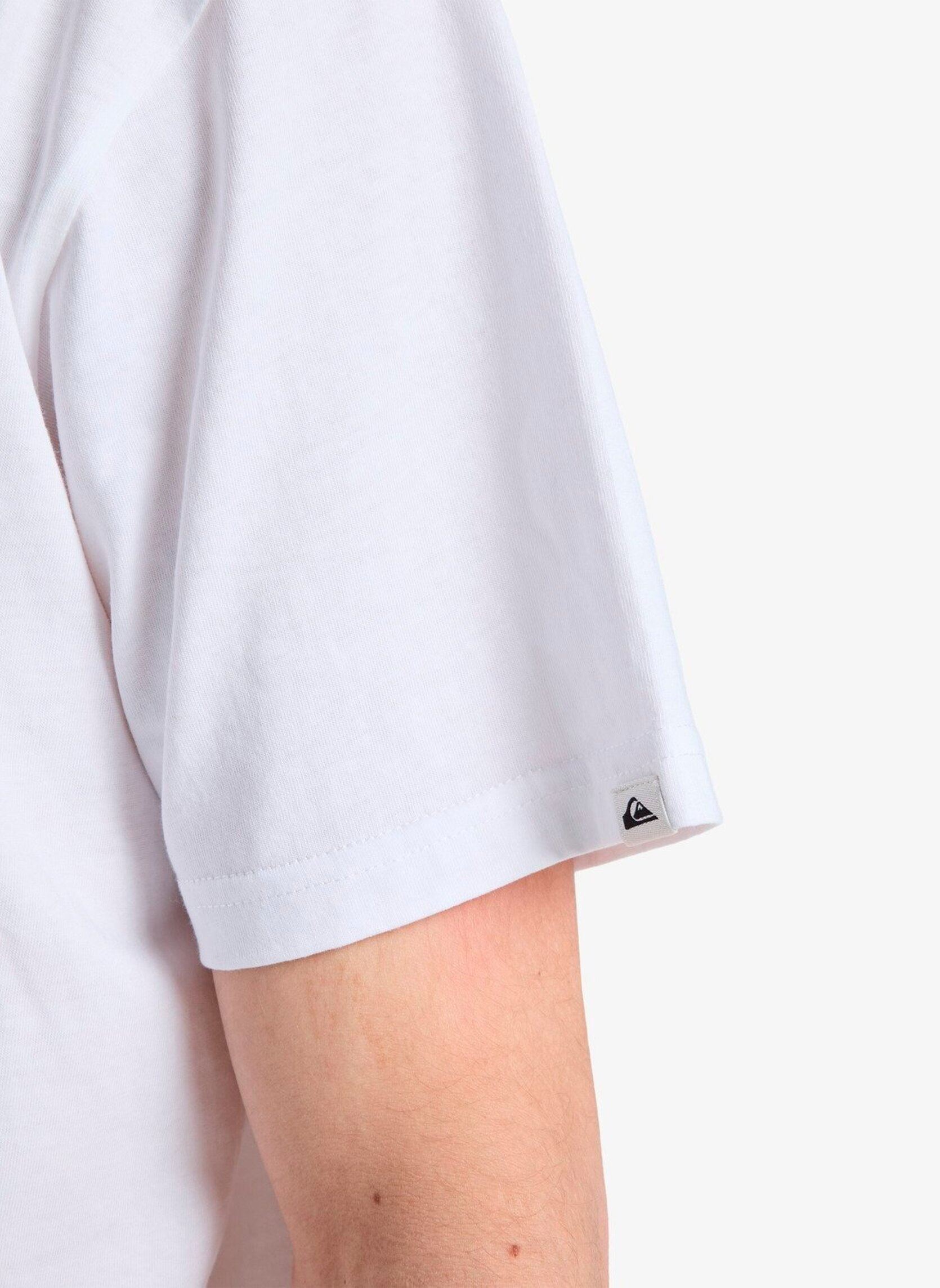 Tee-shirts Ev Mini Logo Ss homme blanc Quiksilver Tee-shirts Ev Mini Logo Ss homme blanc WHITE