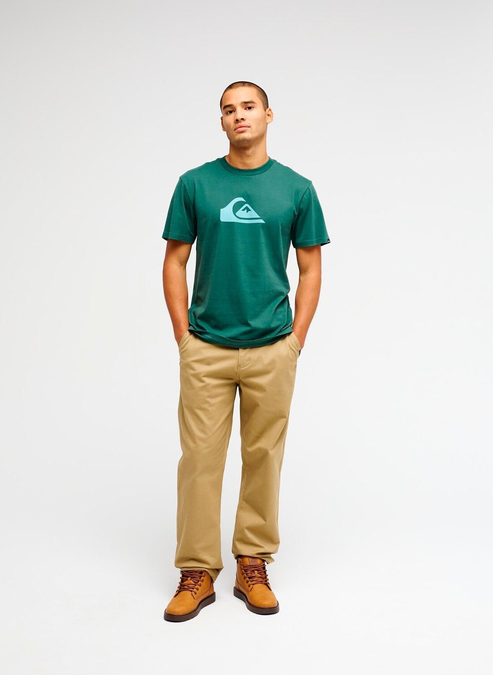 Tee-shirts Ev Comp Logo Ss homme vert Quiksilver Tee-shirts Ev Comp Logo Ss homme vert FOREST